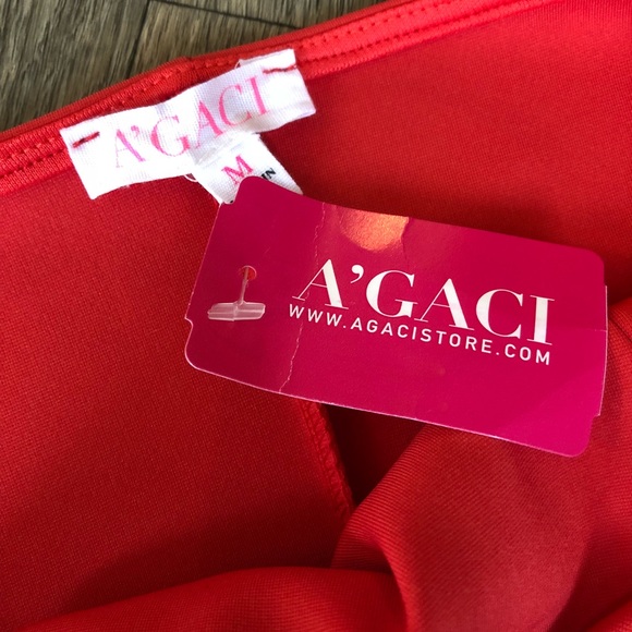 Red Mini Dress Bodycon thin straps fitted - Picture 5 of 6